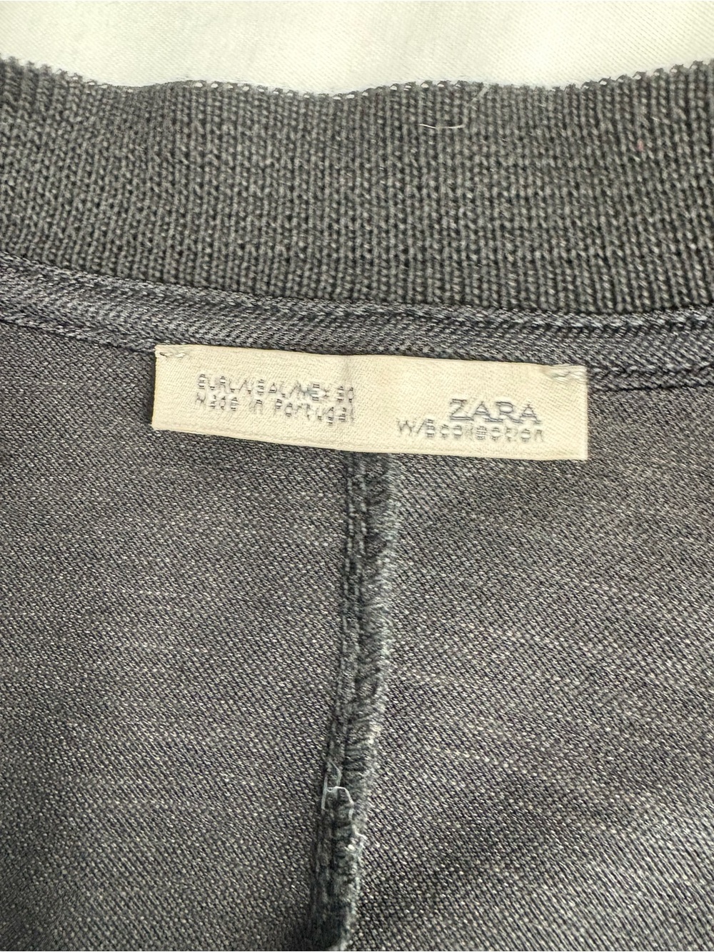 Zara Black Knit Top